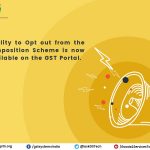 Facility to opt out from composition scheme enabled