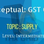 GST Conceptual Quiz on Supply