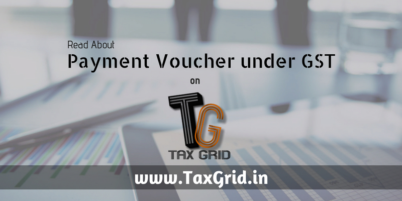 Payment Voucher under GST